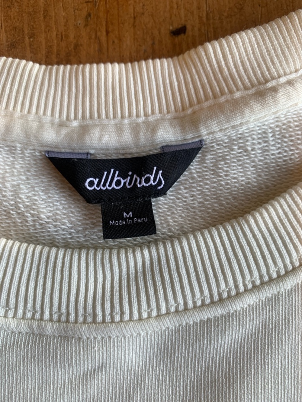 AllBirds Off-White Crewneck Sweatshirt - Picture 2 of 16